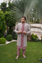 Double layer sherwani code S107
