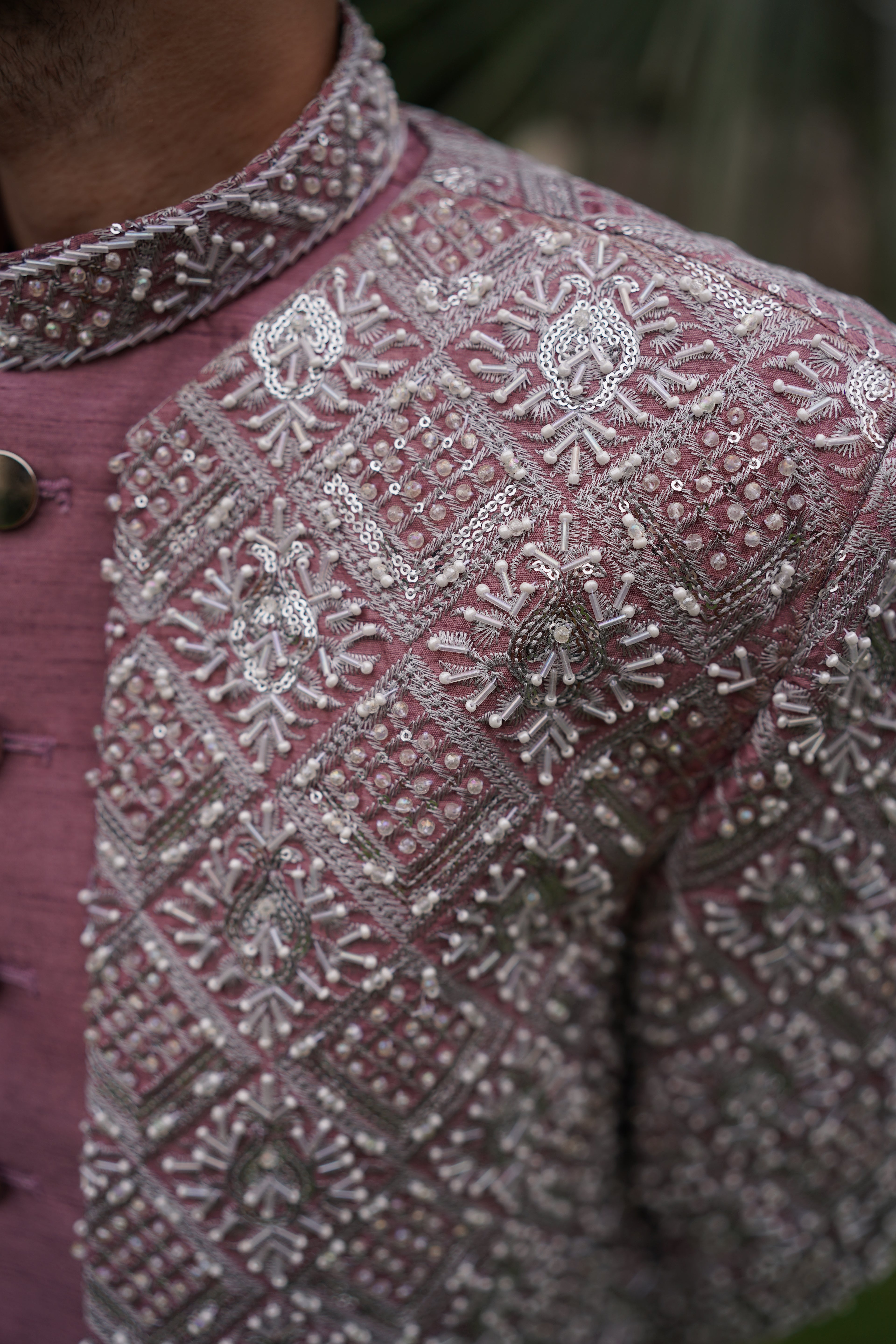 Double layer sherwani code S107